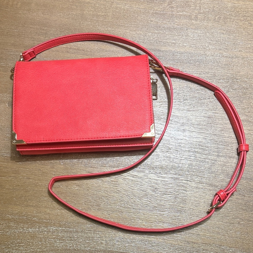 Urban Expressions Vibrant Red Crossbody Bag